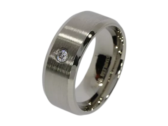 Fiete - single ring (stainless steel)
