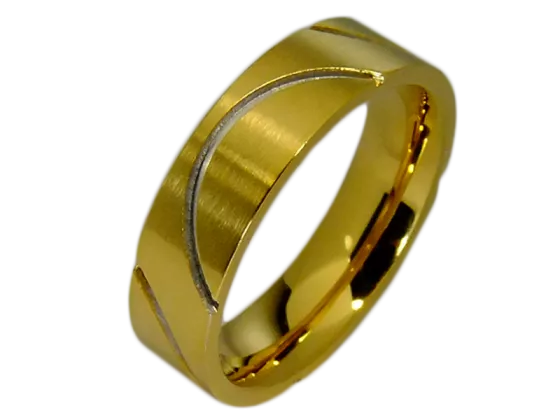 Bridgette - single ring (stainless steel)