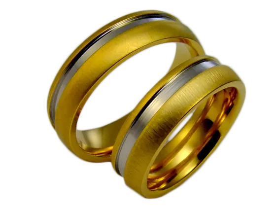 Diane - a pair of rings (stainless steel)