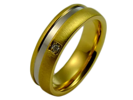 Diane - single ring (stainless steel)
