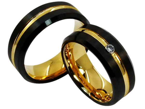 2 Wolfram Ringe Trauringe Eheringe Verlobungsringe Partnerringe mit Lasergravur 