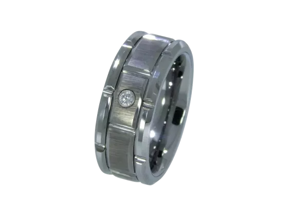 Lilou - single ring (tungsten)