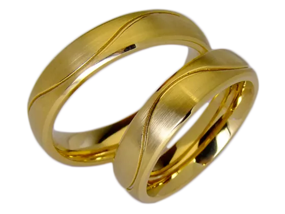 Elizabeth - a pair of rings (stainless steel)