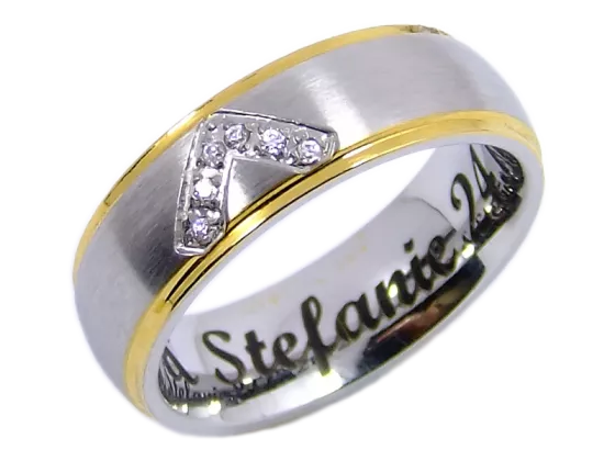 Juliette - single ring (stainless steel)