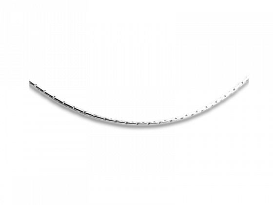Haferkornkette dnn 45 cm (925er Sterling-Silber)
