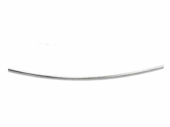 Schlangenkette rhodiniert (925er Sterling-Silber)