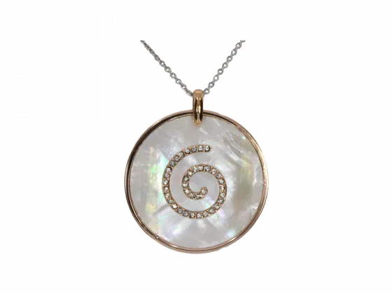 Kette mit rundem Anhnger (925er Silber)