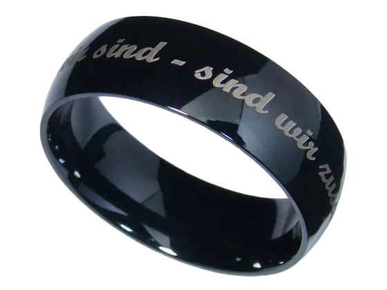 Victoria - single ring (stainless steel)
