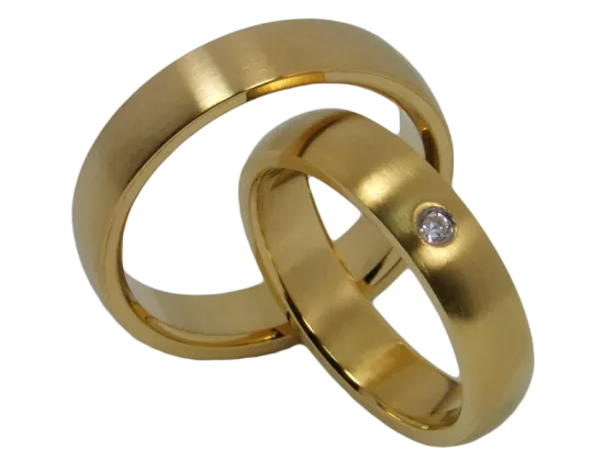 Sophia - a pair of rings (stainless steel)