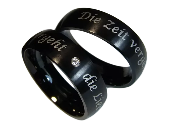 Edgar - a pair of rings (stainless steel)