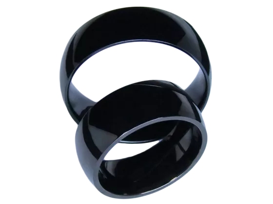 Bella - a pair of rings (stainless steel)