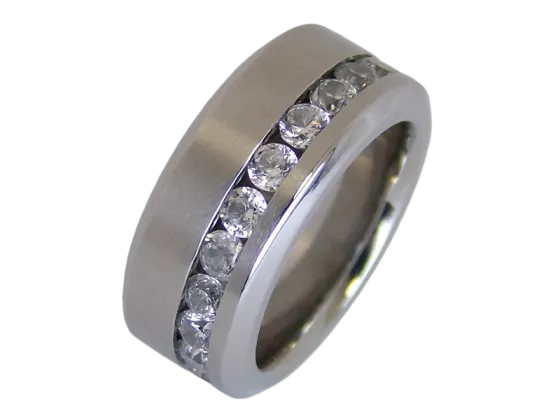Pauletta - single ring (stainless steel)