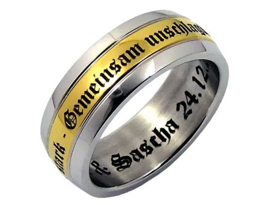 Karl - single ring (stainless steel)
