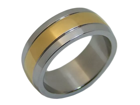 Justin - single ring (stainless steel)