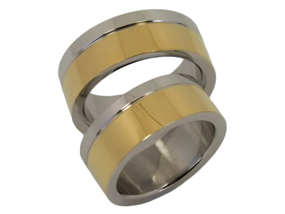 Marie - a pair of rings (stainless steel)