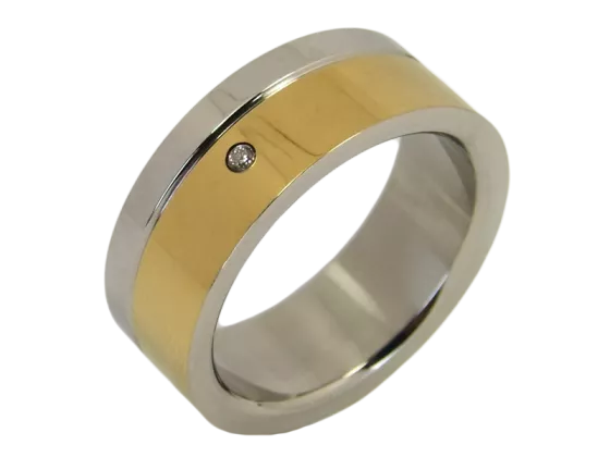 Marie - single ring (stainless steel)