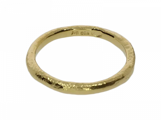 Ring mit rauher Struktur (925 Silber)