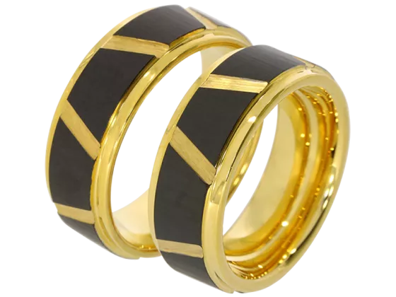 Venus - a pair of rings (tungsten)
