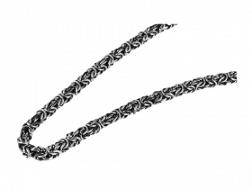 Knigskette Lutz 60 cm geschwrzt (Edelstahl)