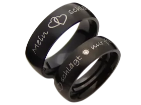 Rosalie im Paar (Edelstahl)