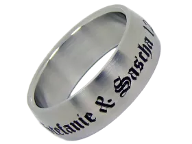 Dave - single ring (stainless steel)