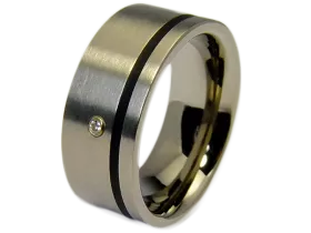 Faith - single ring (titanium)