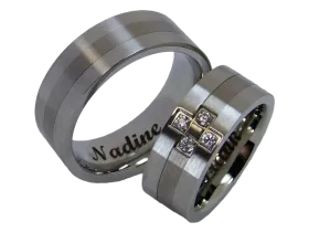 Federico im Paar (Edelstahl & Titan)