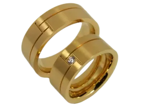 Christine im Paar (Edelstahl)