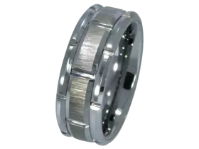 Lilou - a pair of rings (tungsten)