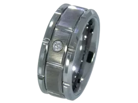 Lilou - a pair of rings (tungsten)