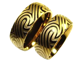 Derek - a pair of rings (stainless steel)