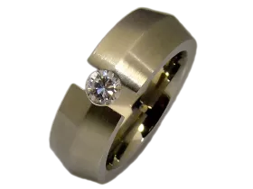 Barbra - single ring (stainless steel)