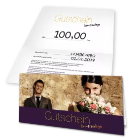 Voucher value of 100 Euro