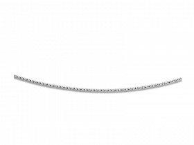 Popkornkette dnn (925er Sterling-Silber)