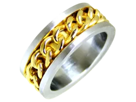 Michael - single ring (stainless steel)