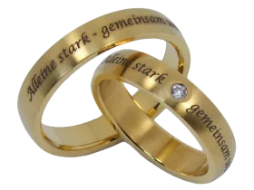 William im Paar (Edelstahl)