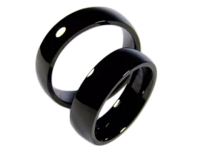 Damon - a pair of rings (stainless steel)