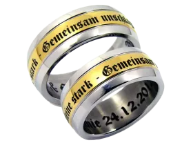 Karl im Paar (Edelstahl)