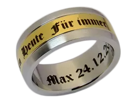 Annette - single ring (stainless steel)