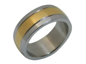 Justin - single ring (stainless steel)
