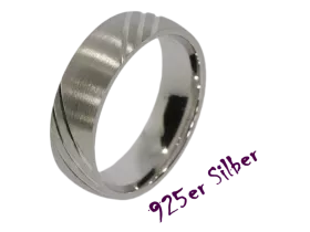 Jasmin - a pair of rings (silver)