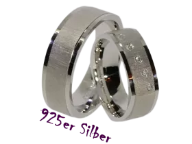 Cosmo - a pair of rings (silver)