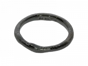 Ring mit rauher Struktur (925 Silber)