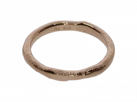 Ring mit rauher Struktur (925 Silber)