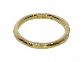 Ring mit rauher Struktur (925 Silber)